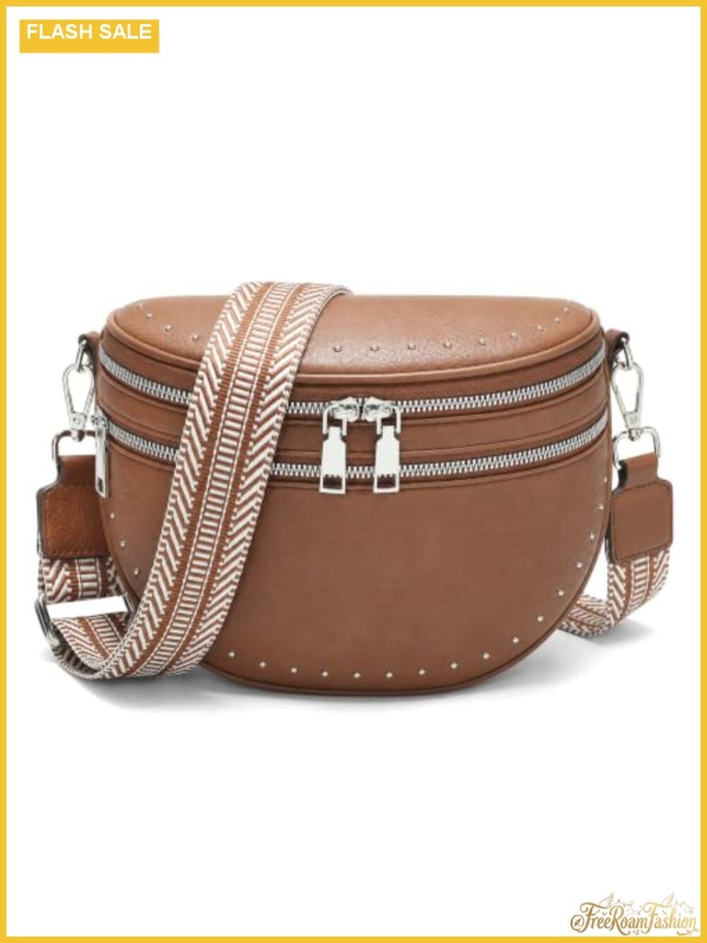 Vegan Leather Crossbody Bum Bag Fanny Pack for Women